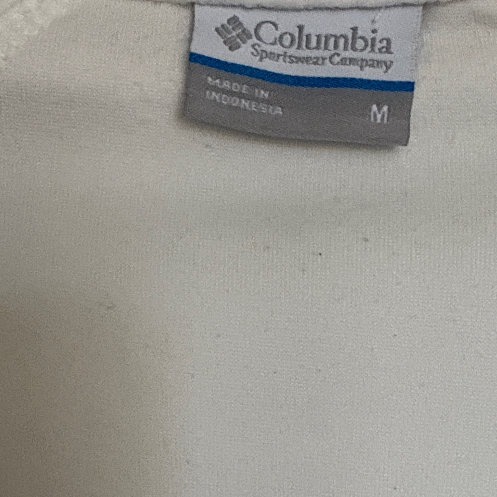 Columbia Women's White Cowl Neck soft fabric M - Picture 4 of 5
